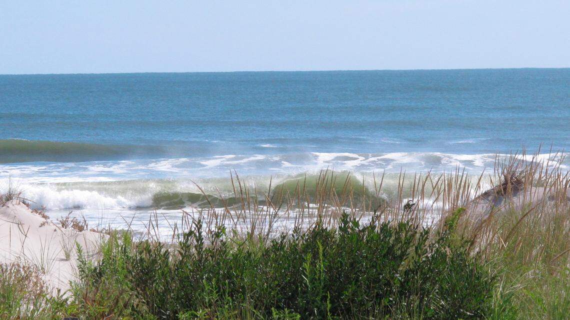 This Sept. 20, 2019 photo shows some of the sand dunes in Stone Harbor, N.J.