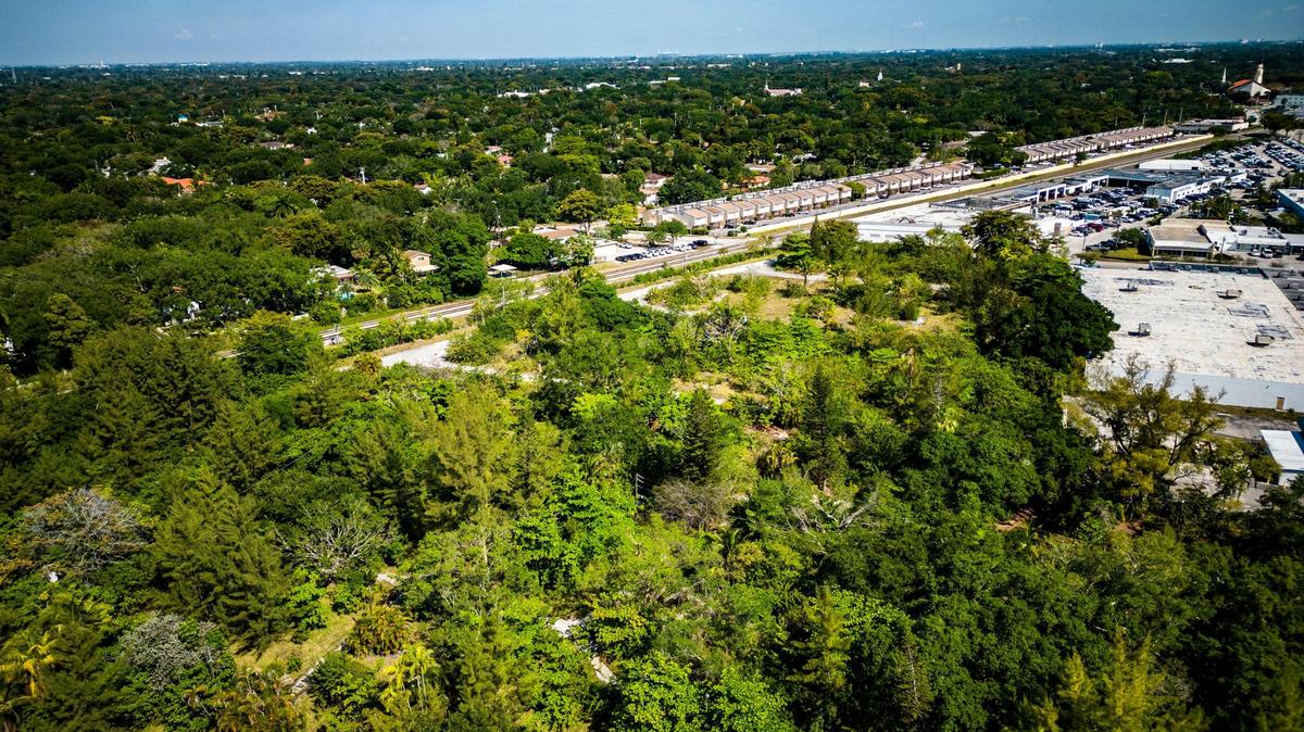 View of the empty lot where the Little Farm trailer park used to be located on NE 87th Street taken on Wednesday March 29, 2023.