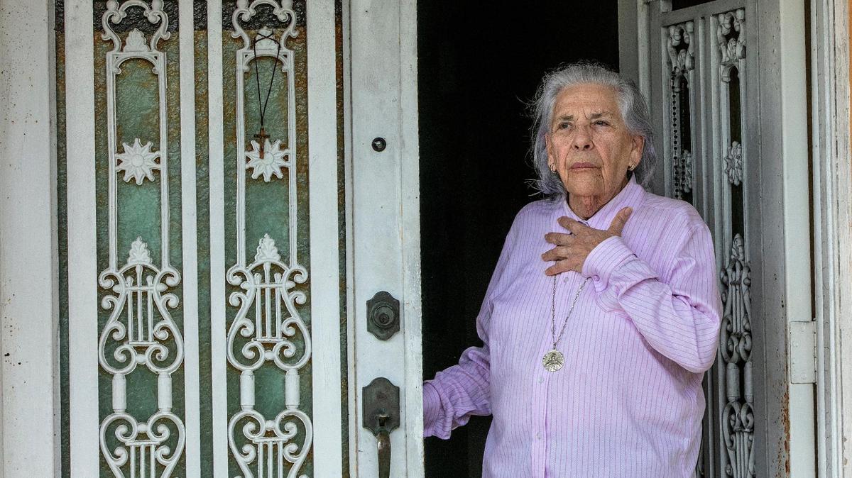Ana Rodriguez is an 82-year-old survivor of Castro’s prison and lives in a home in Miami that the bank has foreclosed on. She is at risk of being evicted.