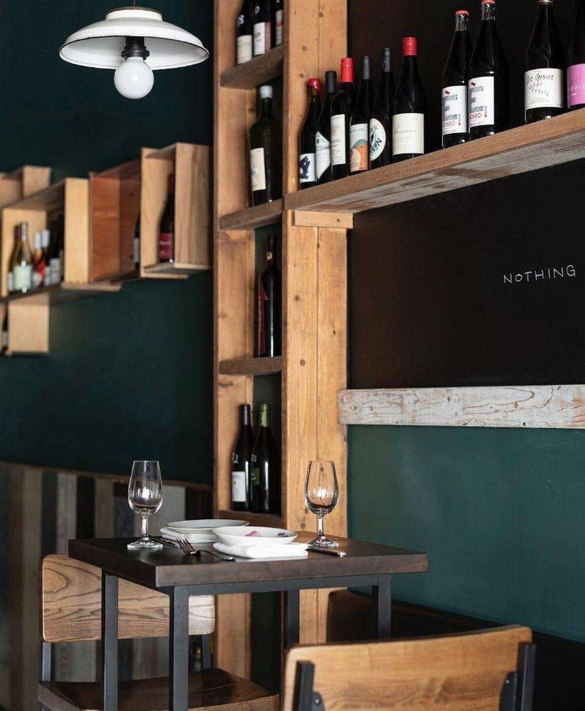 The interior of Niu Wine in downtown Miami.