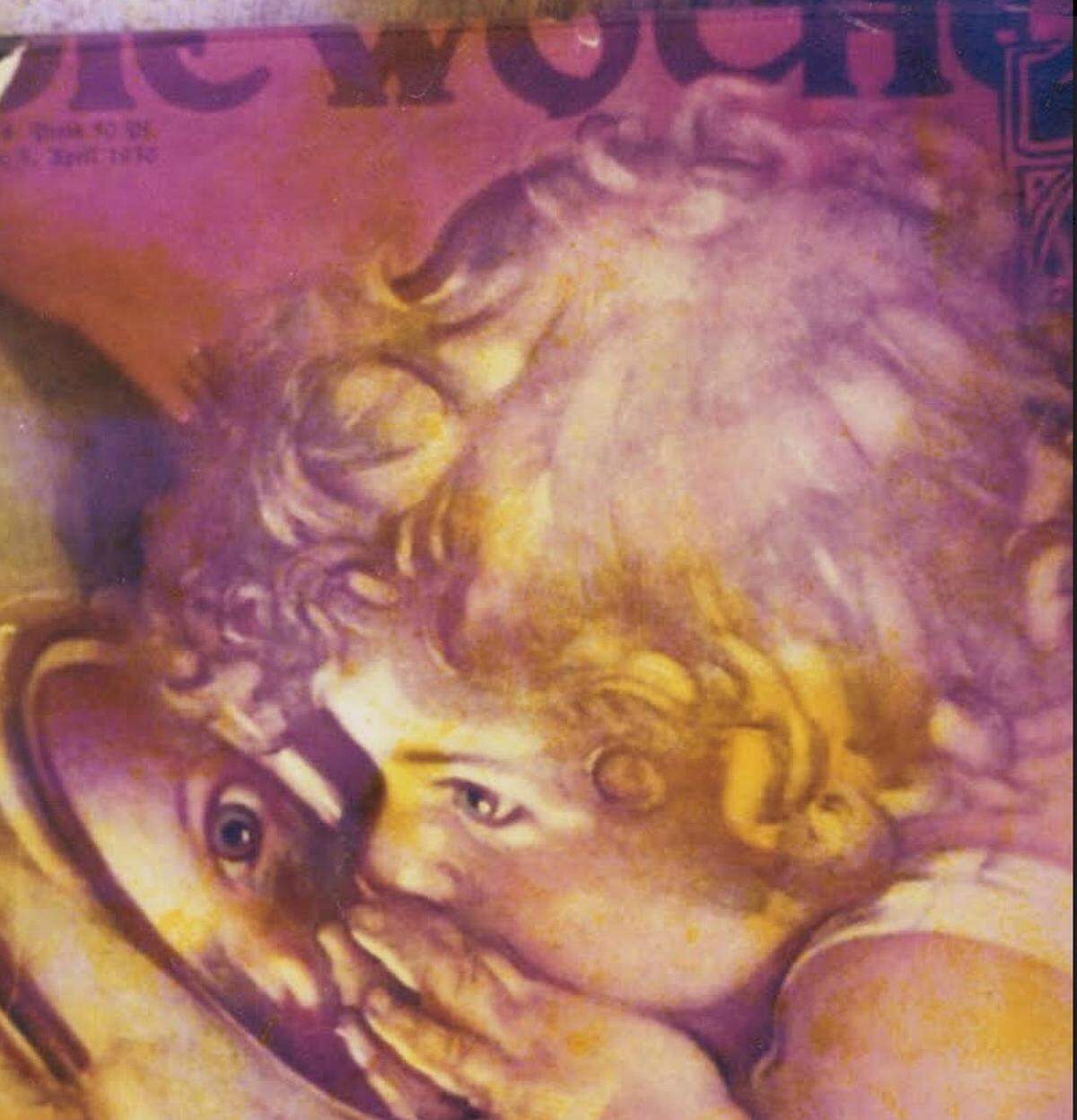 The cover of the German magazine that featured a 2-year-old Ellen Bloch Davis on its cover circa 1929.