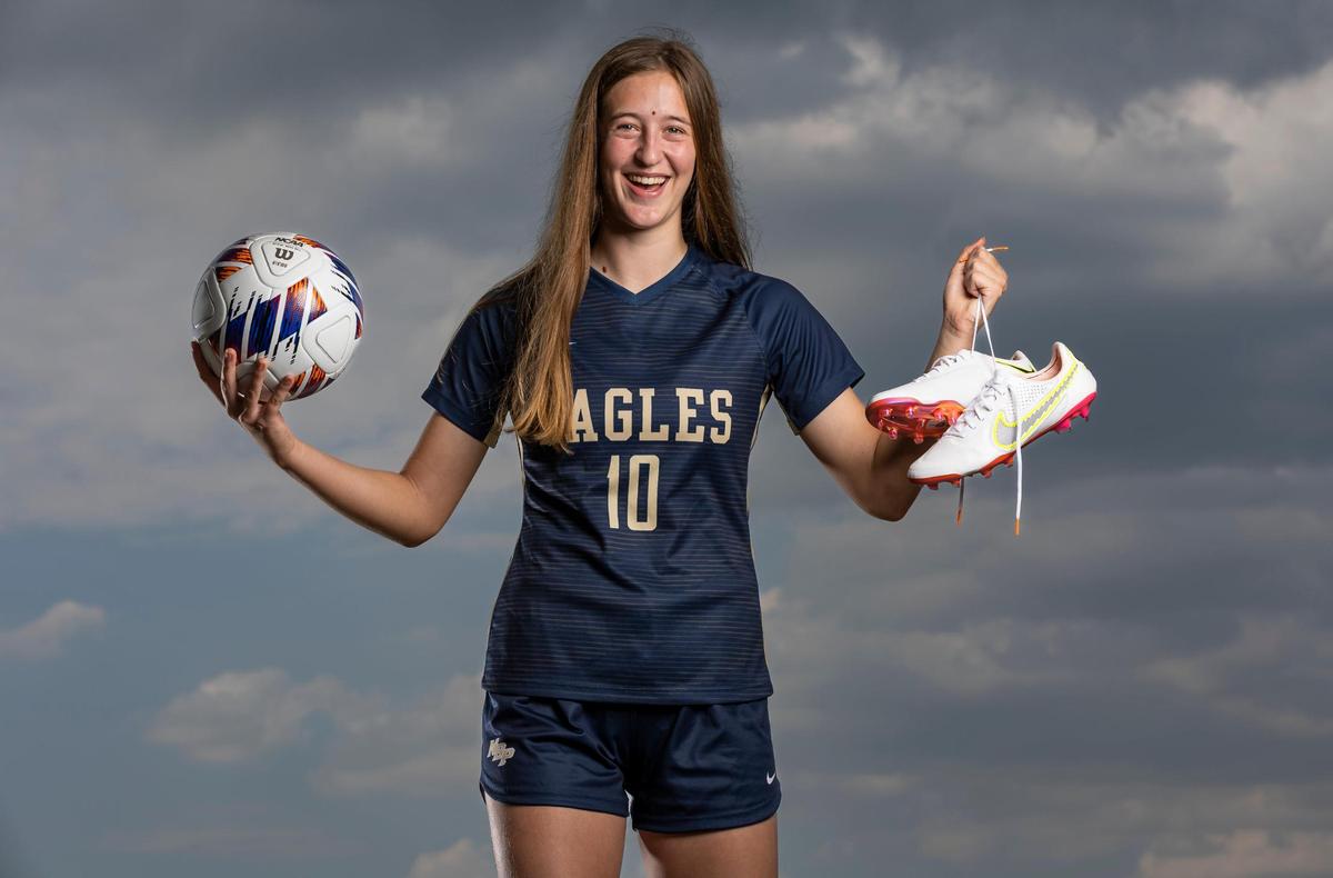 North Broward Prep’s Leah Finkelman is the Miami Herald’s Broward County Girls’ Soccer Player of the Year for Classes 4A-2A after scoring 35 goals and finishing with 24 assists.