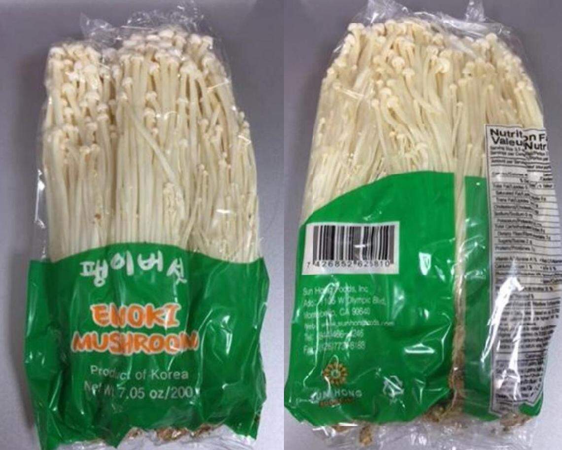 Sun Hong Foods enoki mushrooms
