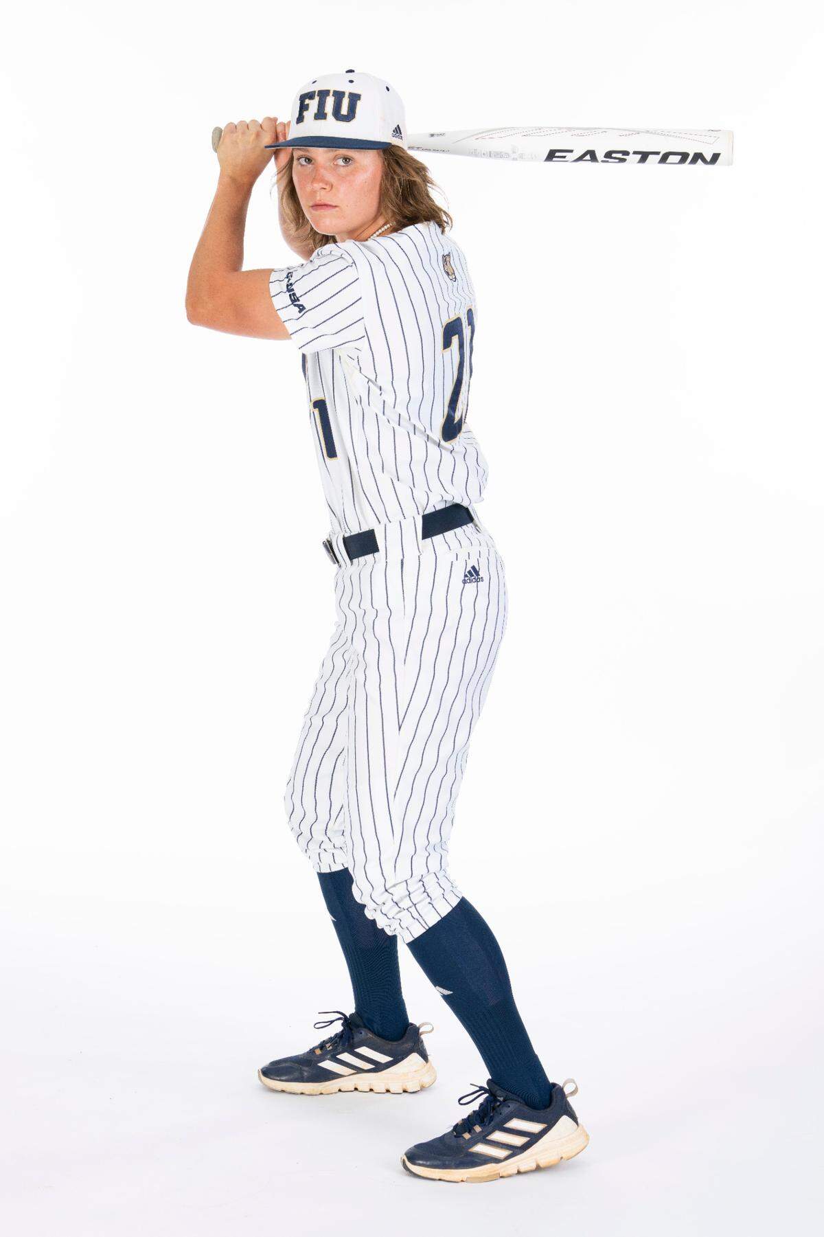 MIAMI, FL - OCTOBER 12: FIU Softball Photo Shoot at Ocean Bank Arena on October 12, 2022 in Miami, FL. (Photo by Eric Espada/FIU Athletics)