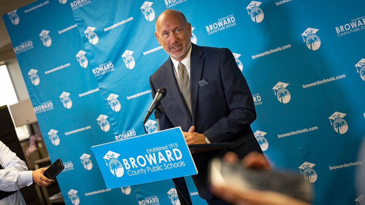Broward School Board member Allen Zeman had proposed paying Broward teachers, on average, a total compensation of $100,000, but the board voted the measure down Tuesday, July 25, 2023.