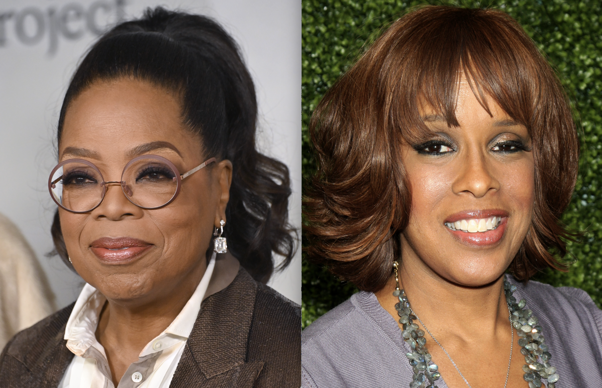 Oprah Winfrey get emotional watching Gayle go to space.