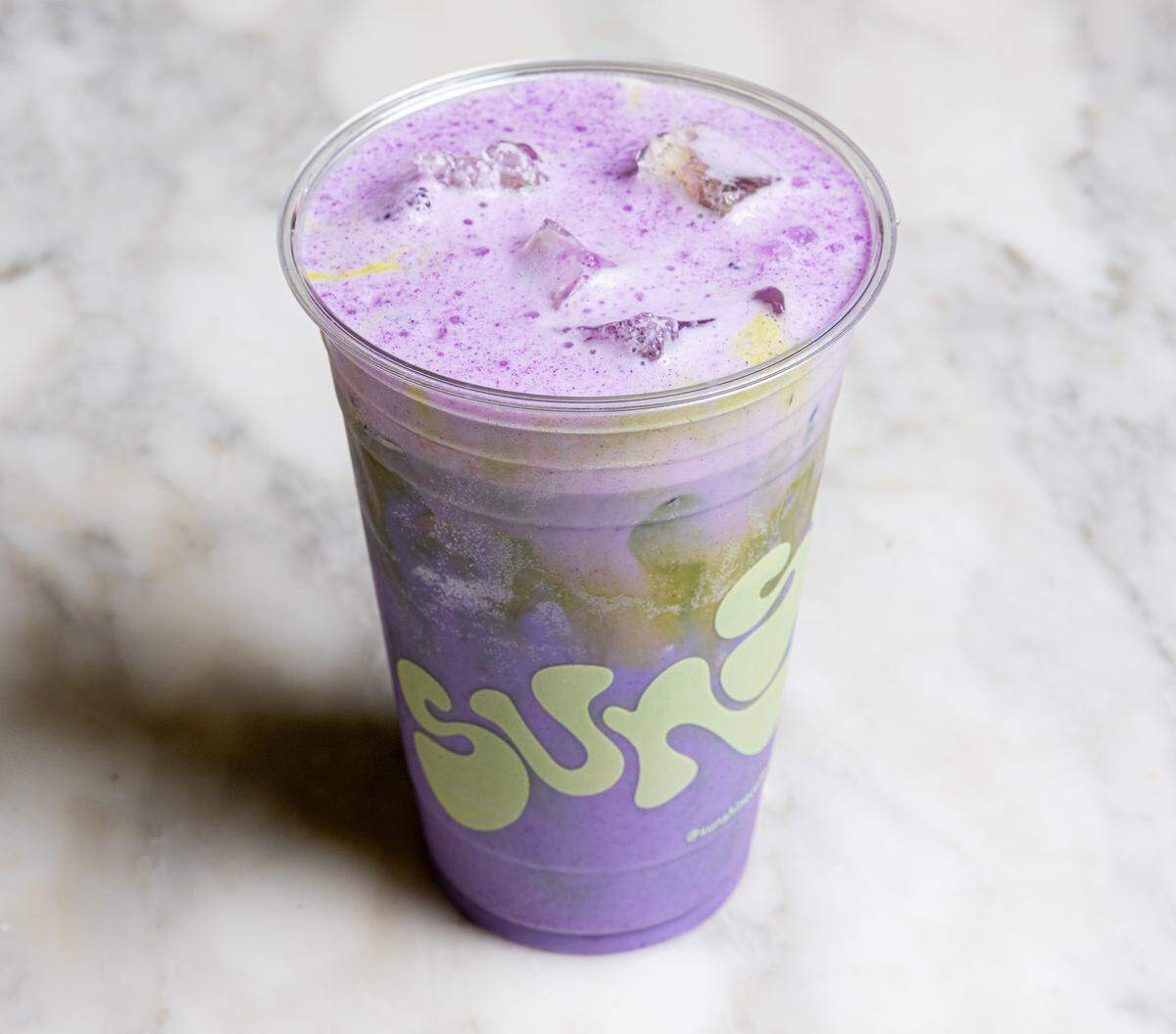 One of the photo-friendly beverages at Sunshine Coffee.