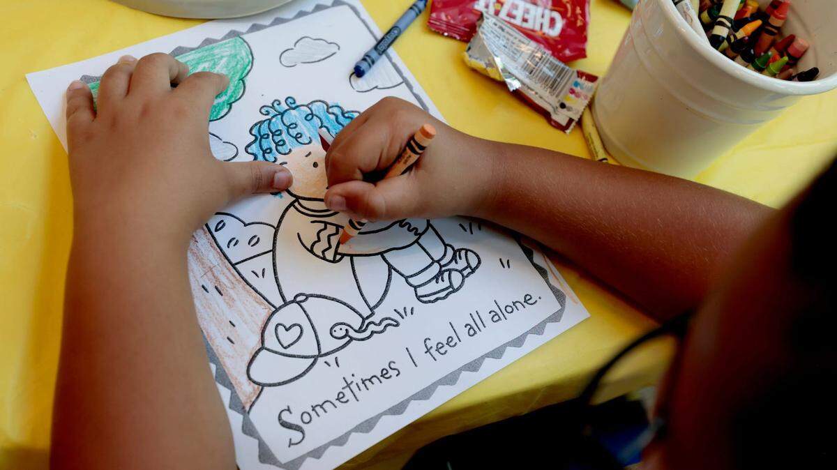 Children can be encouraged to express themselves.