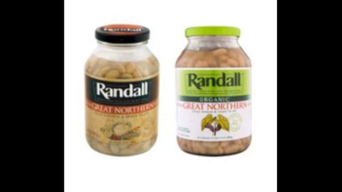 Randall Great Northern beans, regular and organic