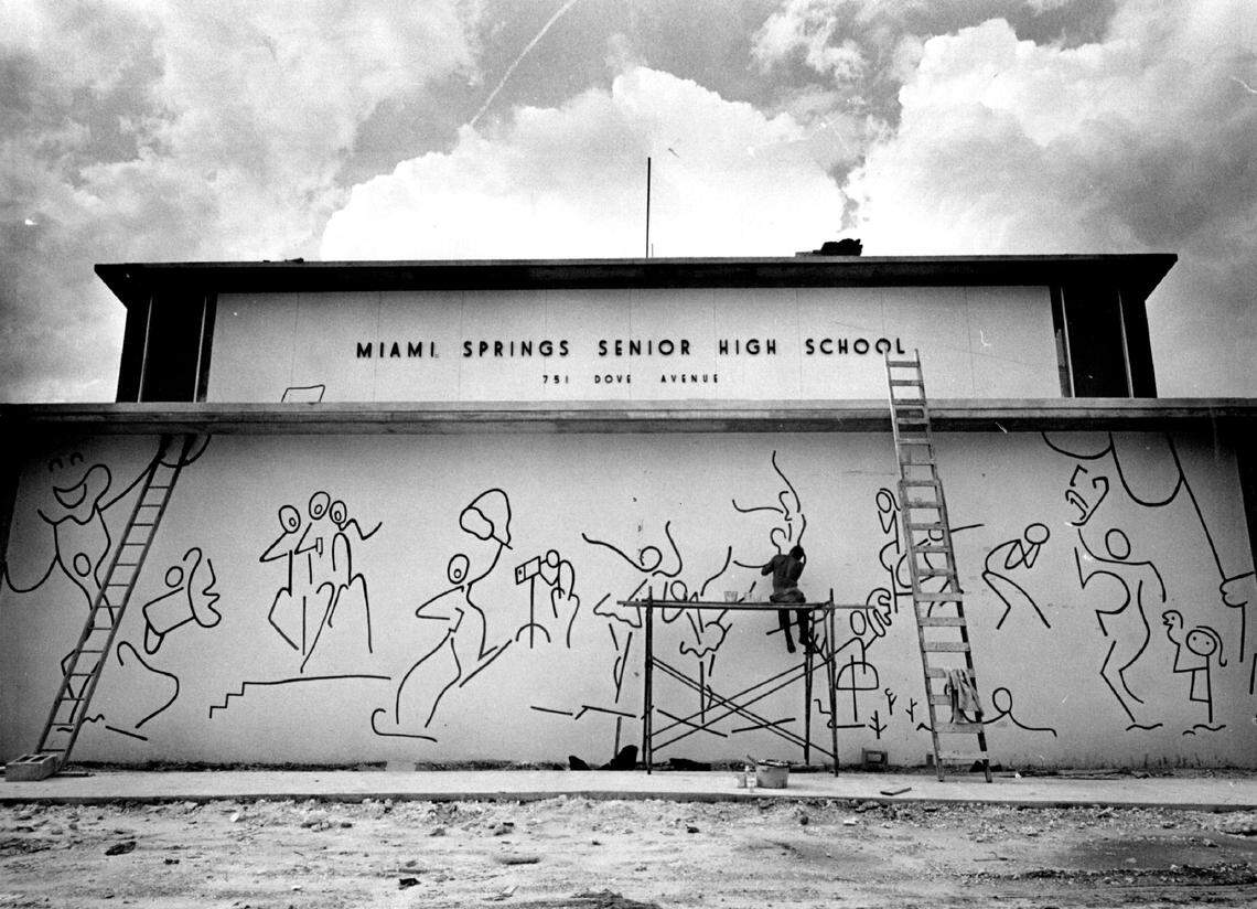 Miami Springs Senior High School in 1964.