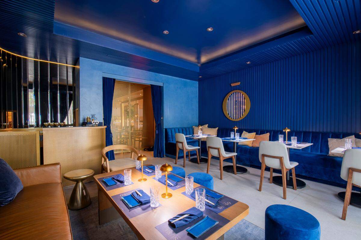 The private dining area at Osumi Cocktail & Sushi Bar in Coral Gables.