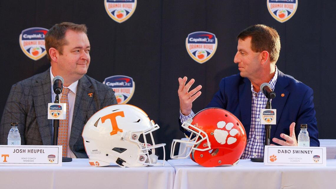 Clemson-Tennessee in Orange Bowl will be preview of future CFP matchup, Dabo Swinney says