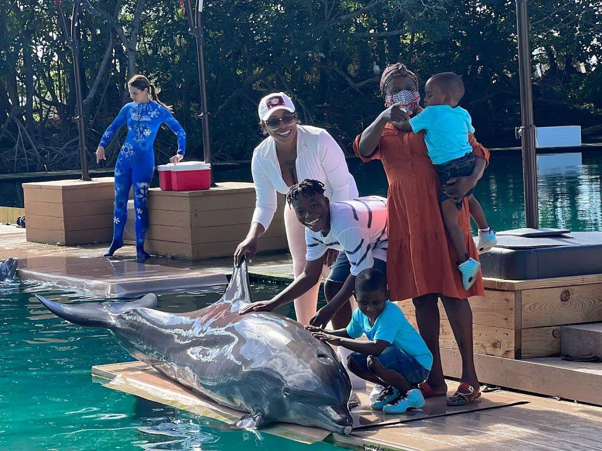 The Miami Seaquarium treated the Gordon family, including Clyde, 5, and Aaron, 3, to a daylong visit in December 2021, eight months after the boys’ mother was murdered in their Deerfield Beach home by an estranged boyfriend who then killed himself. CBS4 carried the story of the family who are Miami Herald Wish Book nominees.