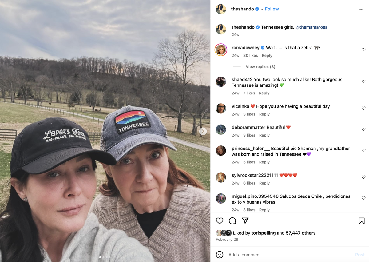 ‘90210’ star Shannen Doherty’s mom shares podcast episode 1 month after her death
