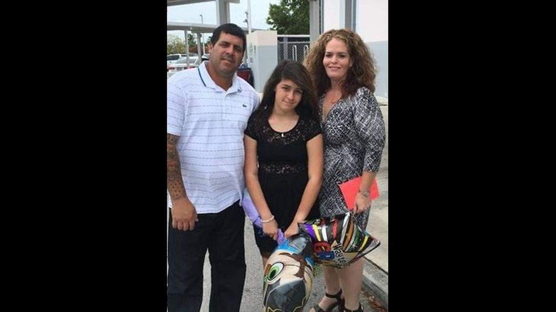Jose “Pepe” Clemente was survived his longtime partner Jacqueline DelCarmen Gonzalez, who is on the far right, and their daughter, Brianna Clemente.