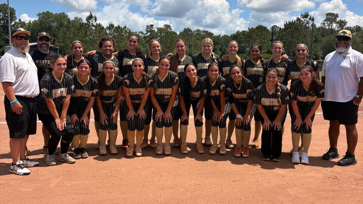 Western’s softball team finished state runners-up in Class 7A on Wednesday after a 2-0 loss to Oviedo Hagerty at Boombah-Soldiers Creek Park in Longwood, Fla.