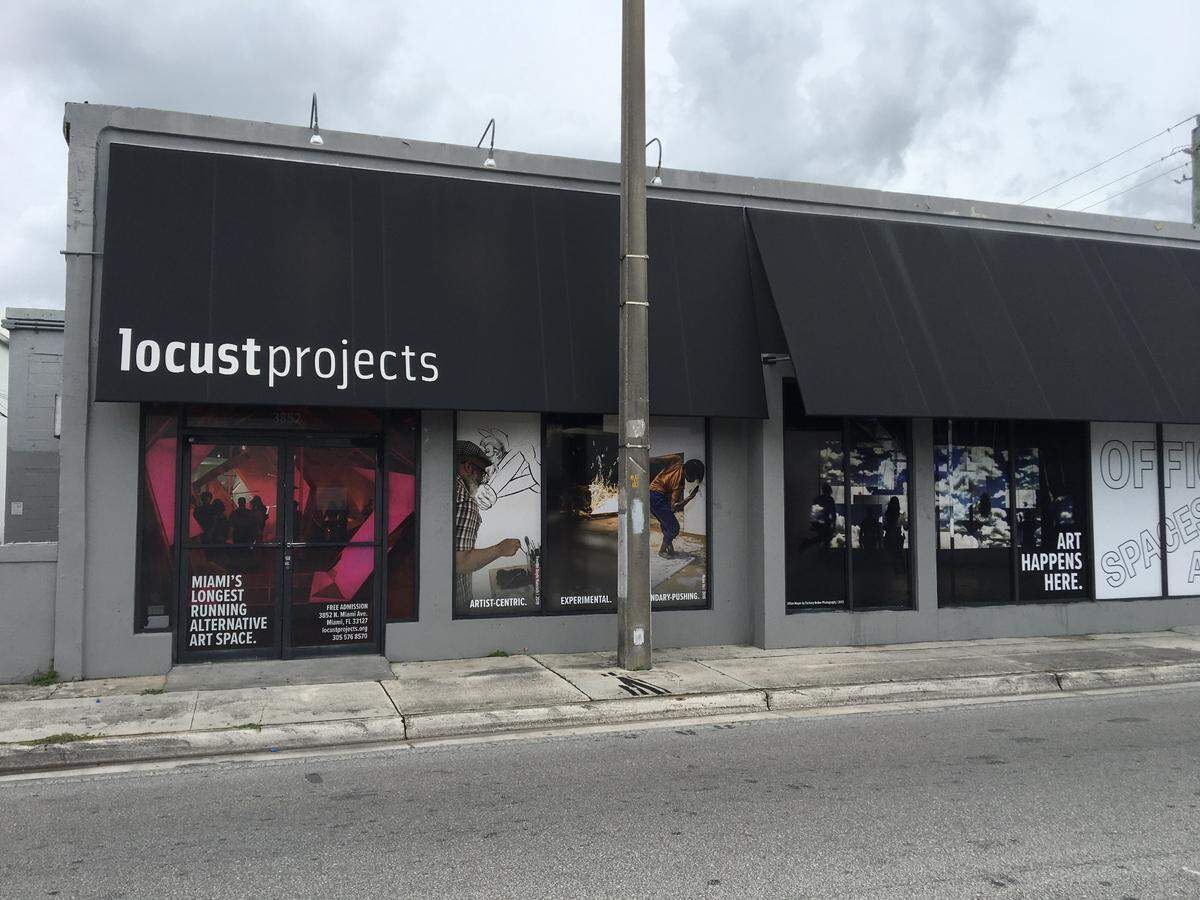 Locust Projects, a small arts organization on the edge of the Miami Design District, continues running its program of grants to artists even though its gallery is closed.