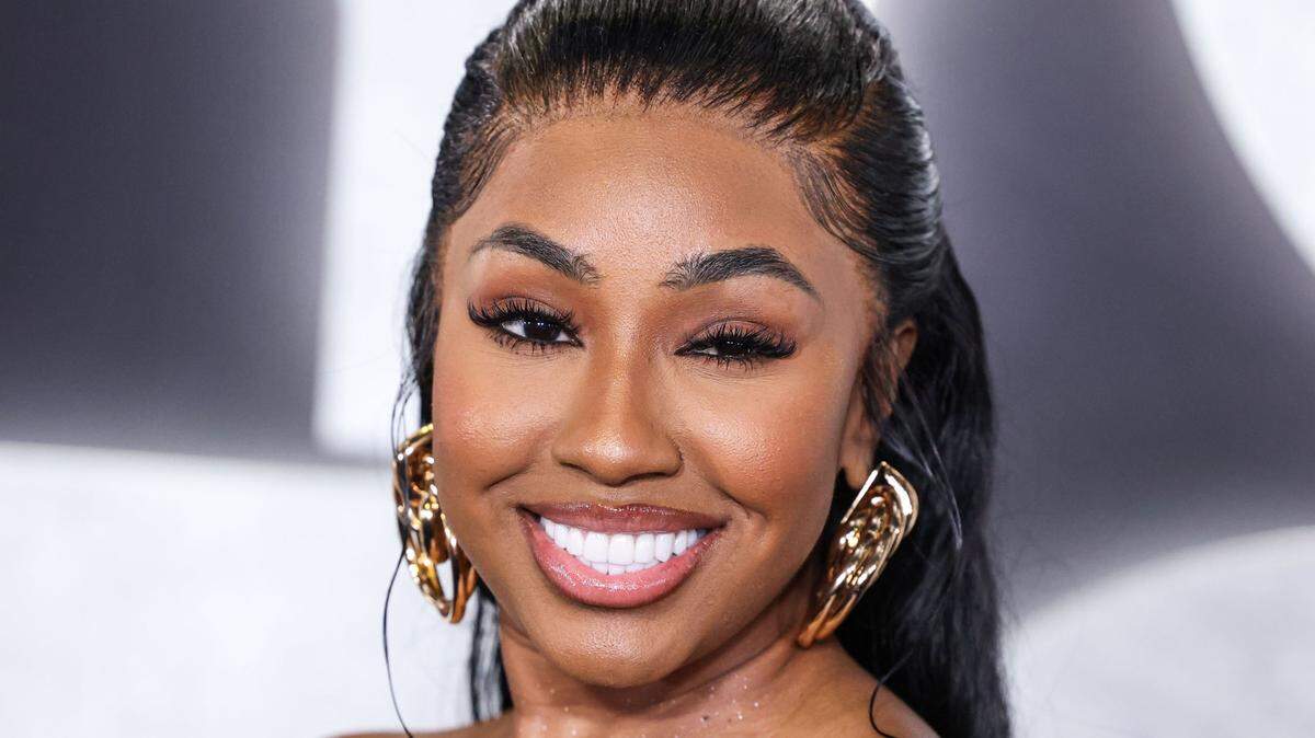 WESTWOOD, LOS ANGELES, CALIFORNIA, USA - JANUARY 17: American rapper/actress Yung Miami (Caresha Romeka Brownlee) arrives at the Los Angeles Premiere Of Netflix’s ‘You People’ held at the Regency Village Theatre on January 17, 2023 in Westwood, Los Angeles, California, United States. (Photo by Xavier Collin/Image Press Agency/Sipa USA)