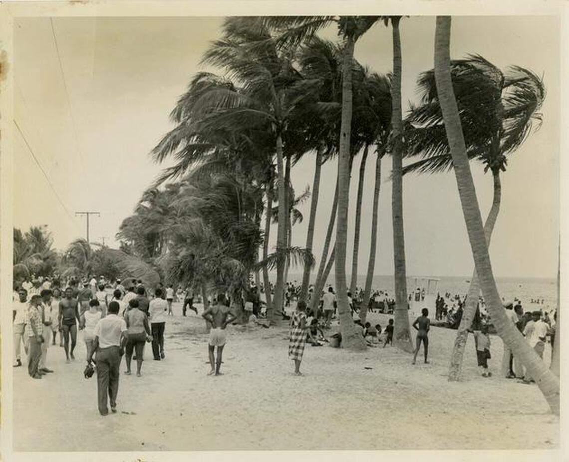 Historic image from Virginia Key Beach Park.