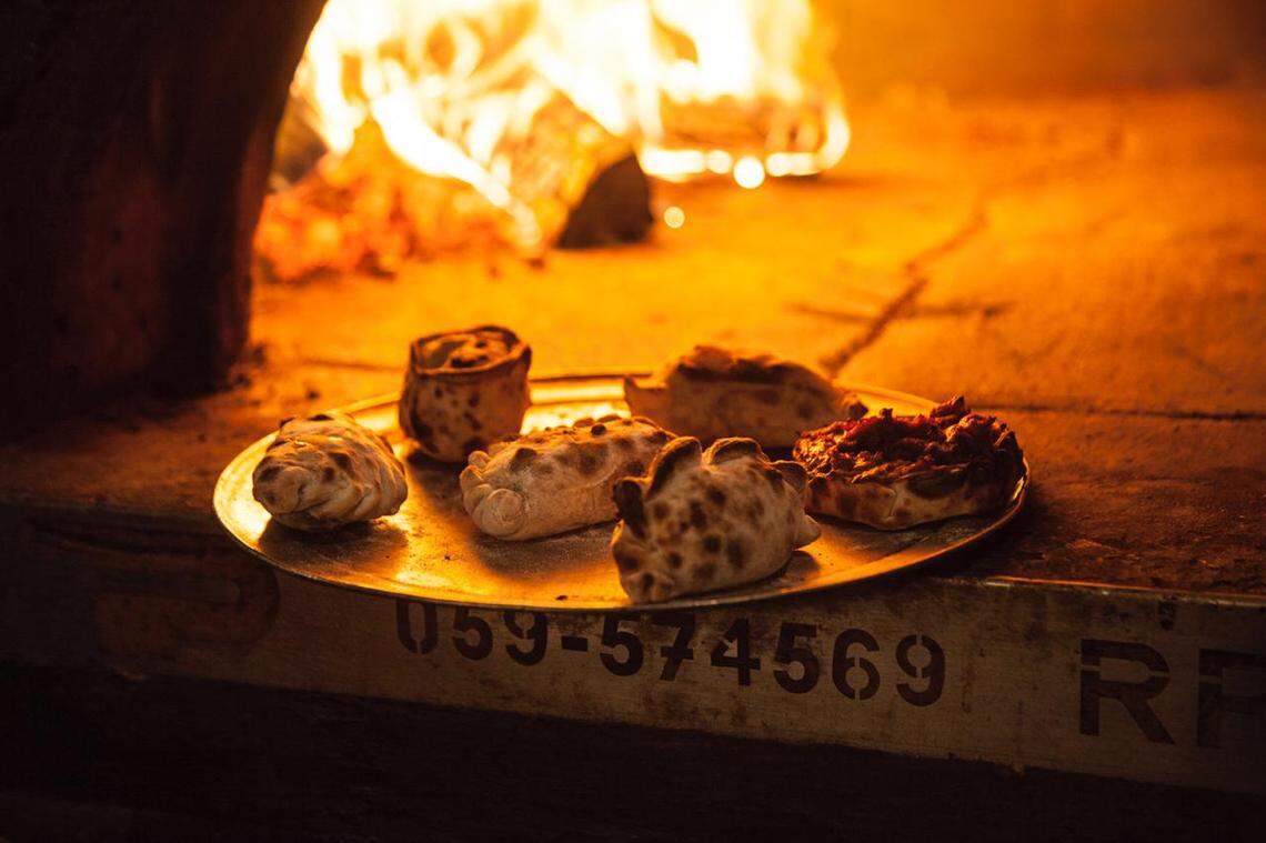 Shelter’s empanadas come with traditional and nontraditional fillings.