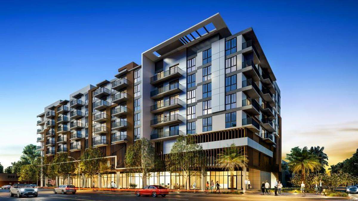 El complejo de apartamentos Hudson Village, el primer edificio de apartamentos de gran altura para residentes de bajos ingresos construido en 20 años en Hollywood, está totalmente alquilado.