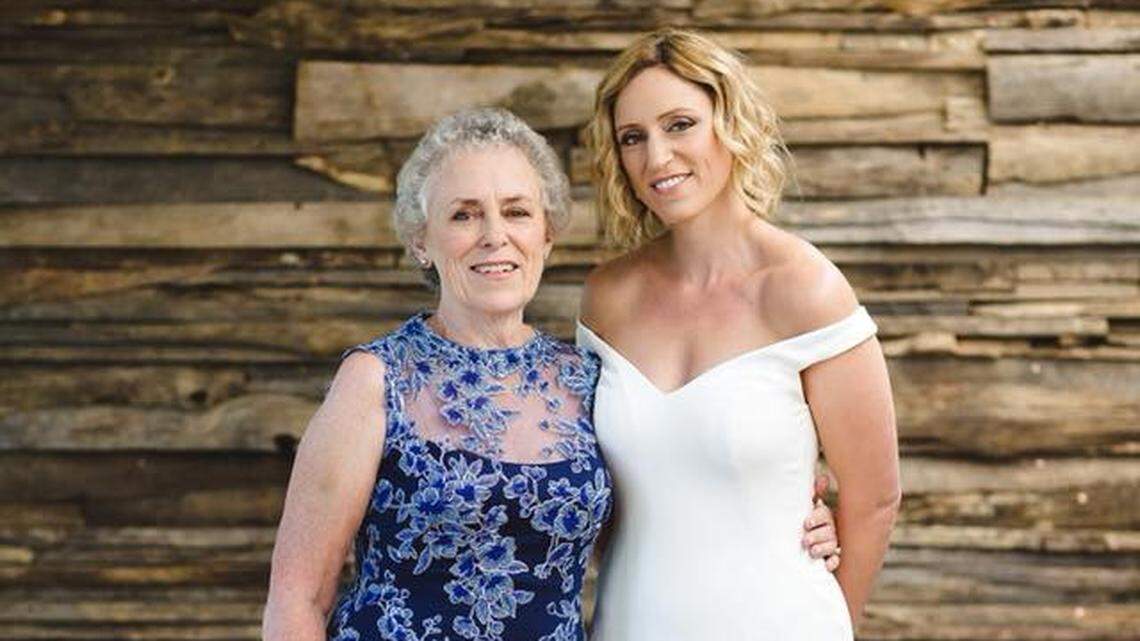 This photo shows Sarah Depoian on the left and her daughter, Carolyn Bester, on the right.