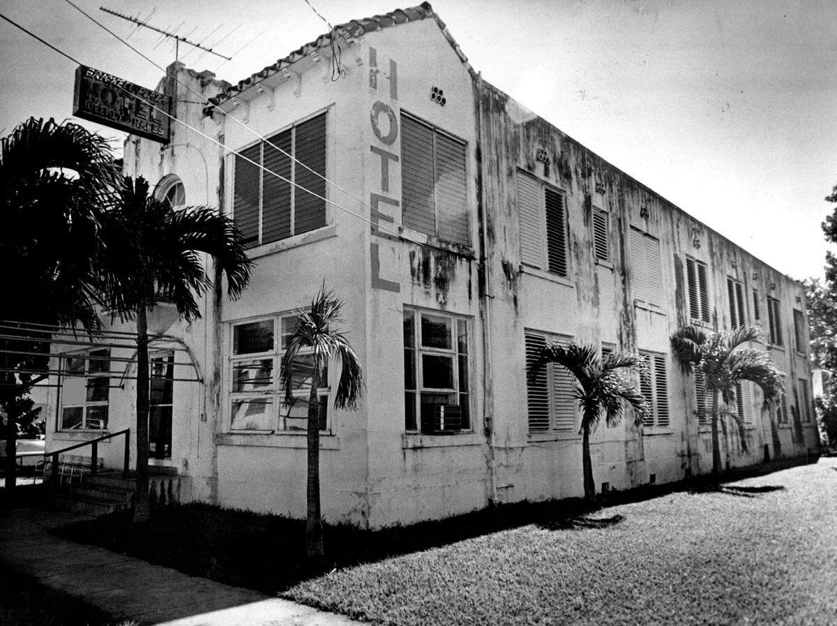 A Brickell boarding house at 44 SW 11th St. in the Brickell area.