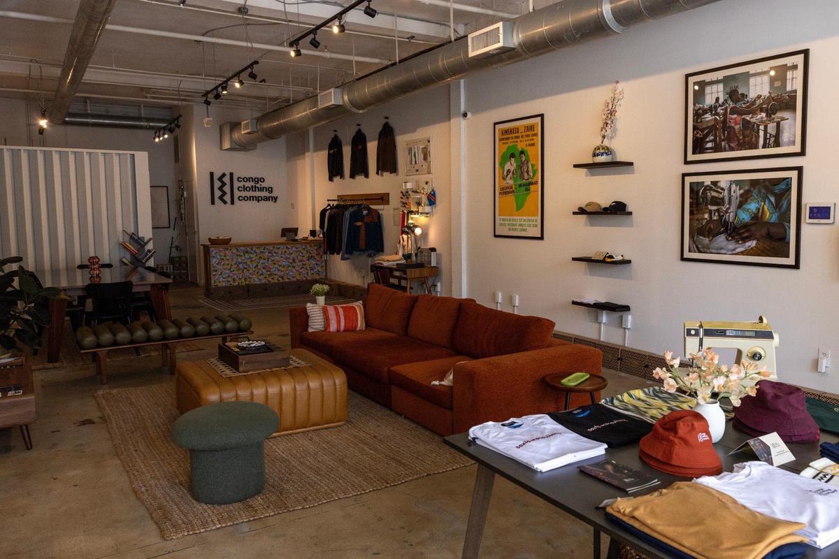 An interior look of the Congo Clothing Company brick-and-mortar on Friday, June 21, 2024, in Miami, Fla.