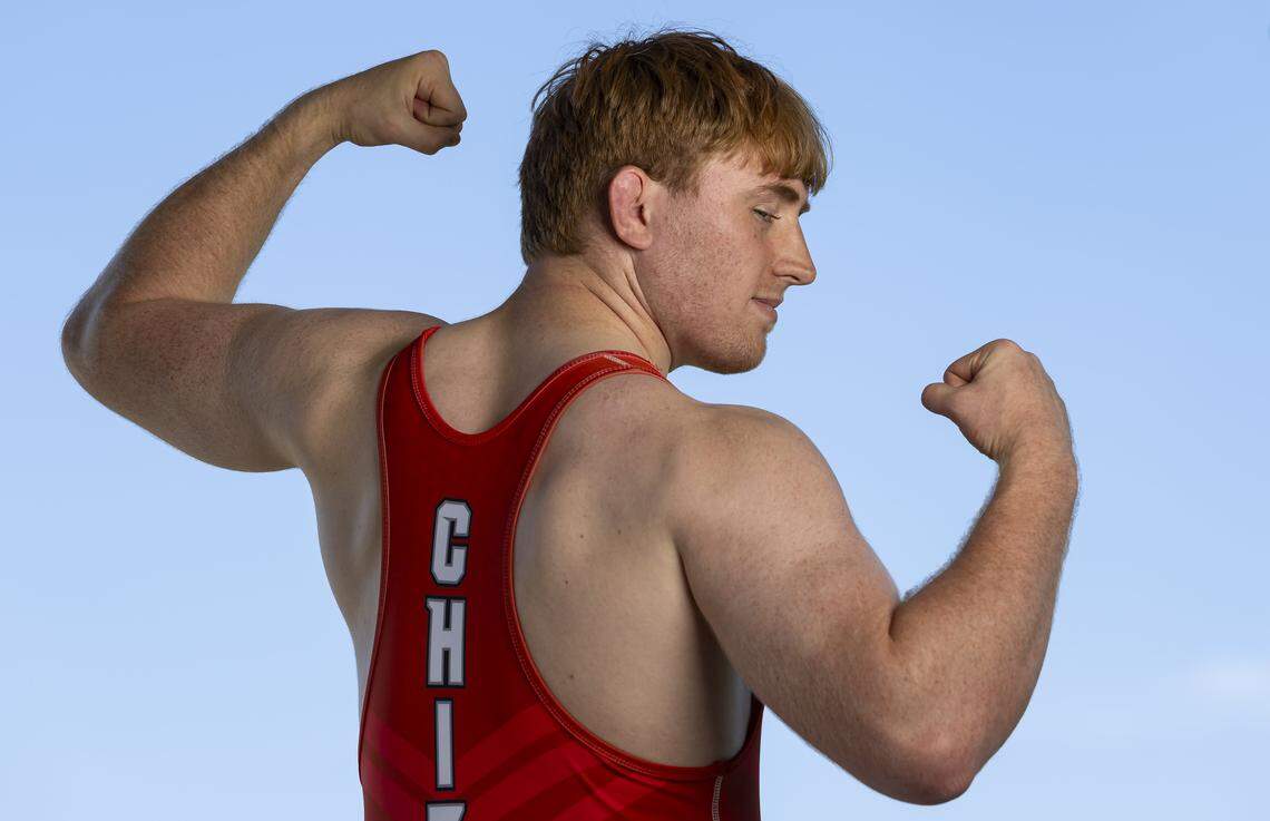 Michael Mocco, Cardinal Gibbons High School, Wrestling. All-Broward players photographed at Brian Piccolo Sports Park on Wednesday, March 25, 2026, in Cooper City, Fla.