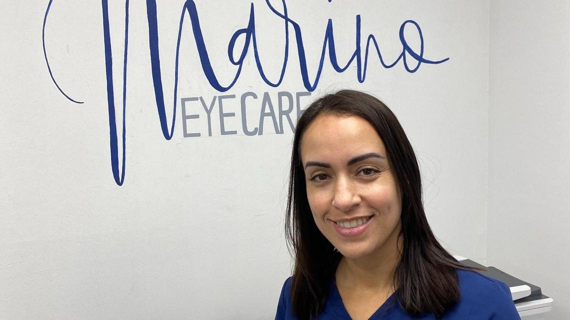 Vanessa Marino, who owns Marino Eye Care in southwest Miami-Dade, specializes in scleral contact lenses for patients who have degenerative conditions.
