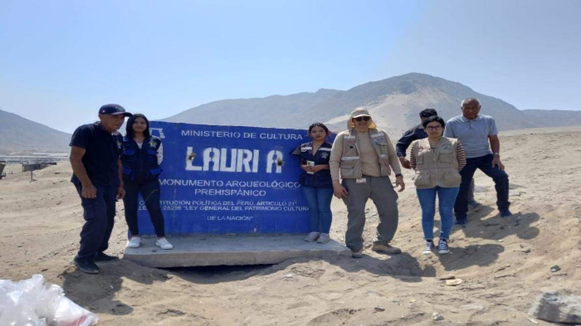 Archaeologists scoured a Peru historical site after reports of artifact robberies, officials said.
