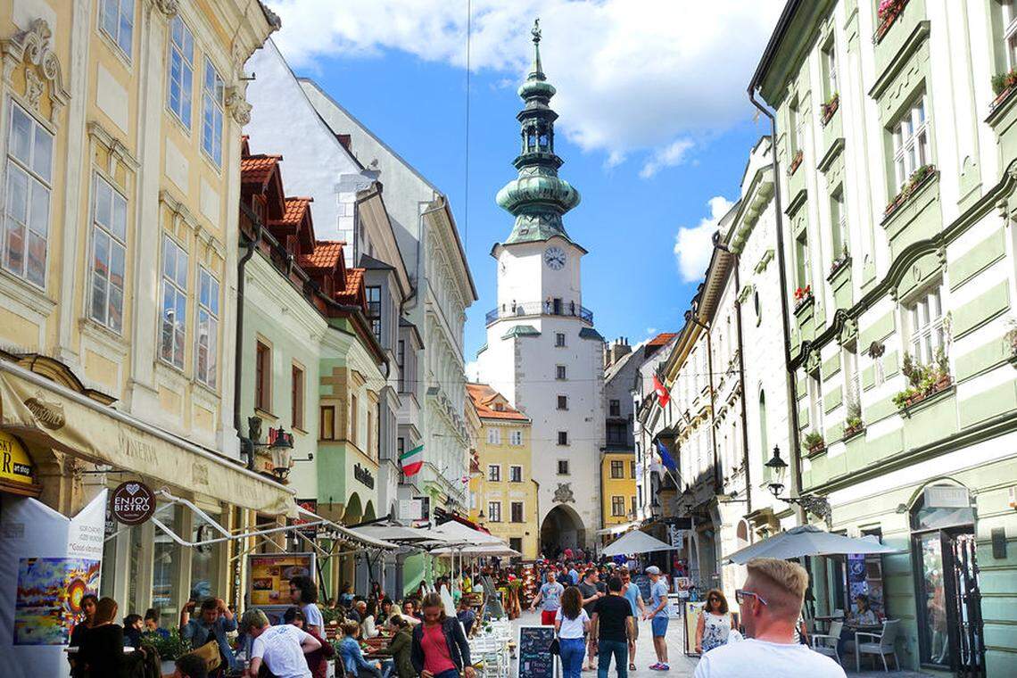 Bratislava’s old town has come a long way since it was nearly a ghost town in the Communist era.