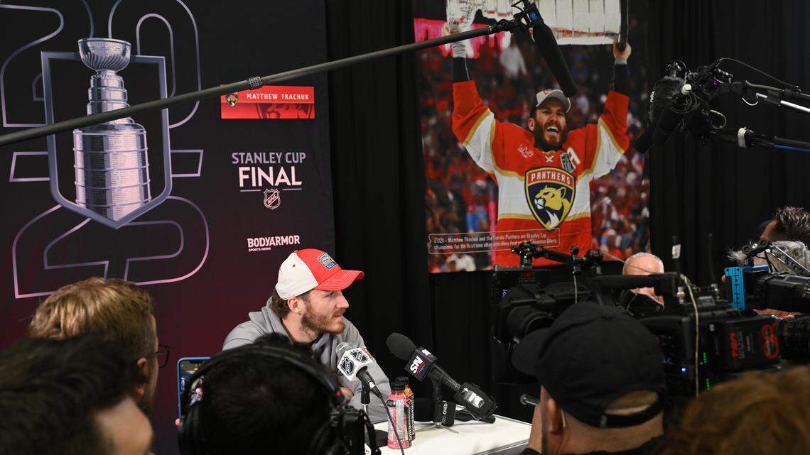 Sights and sounds from Florida Panthers media day ahead of the Stanley Cup Final