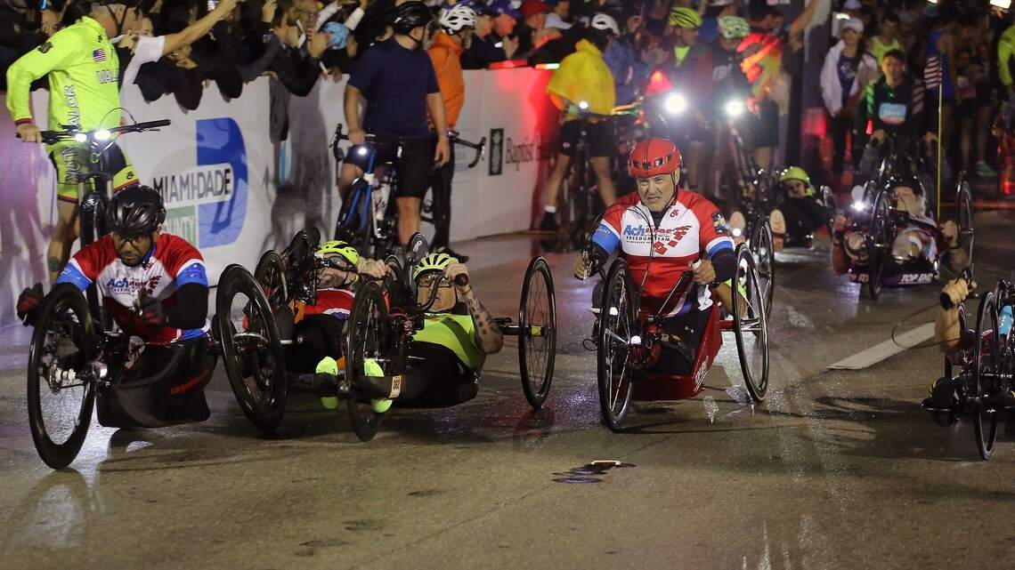 He lost leg in Afghanistan and attempted suicide twice, then became Miami Marathon champ