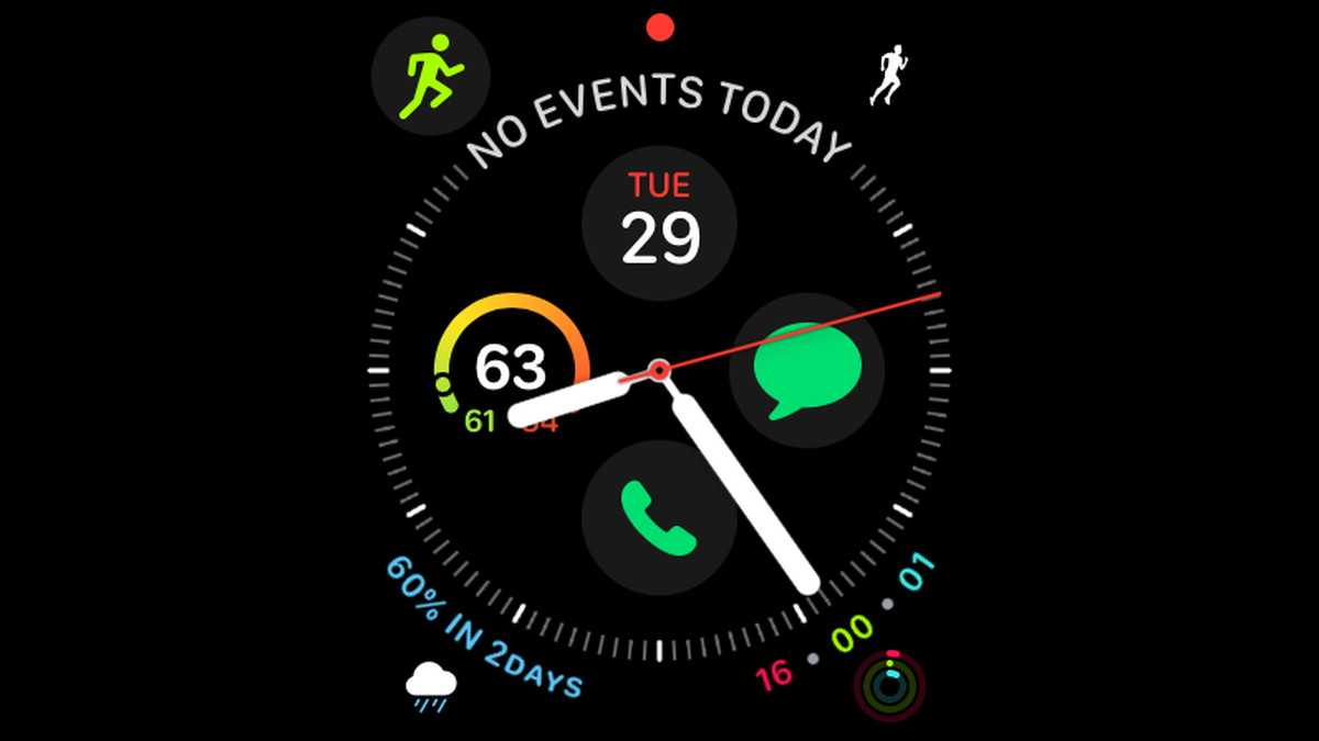Some smart watches on Tuesday, March 29, 2022, suggested a 60% chance of rain on Thursday for the region, which, in this case, is Miami-Dade. The National Weather Service in Miami forecasts dry and hot weather through Thursday, with the best rain chances on Friday-Saturday at about 40%, according to the forecast on the 29th.