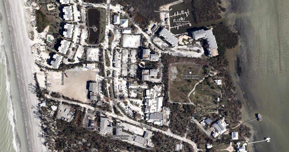 These images of South Seas Island Resort in Captiva, Florida, were taken on Sept. 29, 2022, a day after Hurricane Ian made landfall, and are from NOAA’s Emergency Response Imagery website. They show the damage from Hurricane Ian.