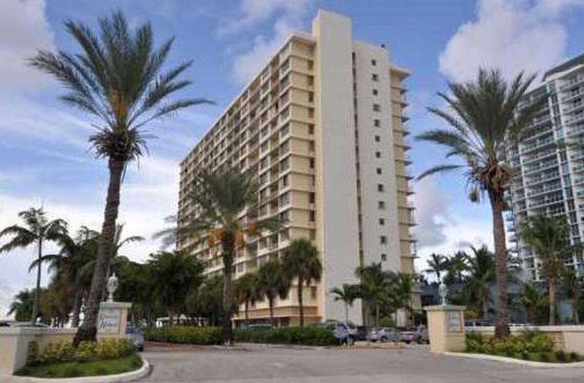 A view of buildings on the 79th Street Causeway in North Bay Village.