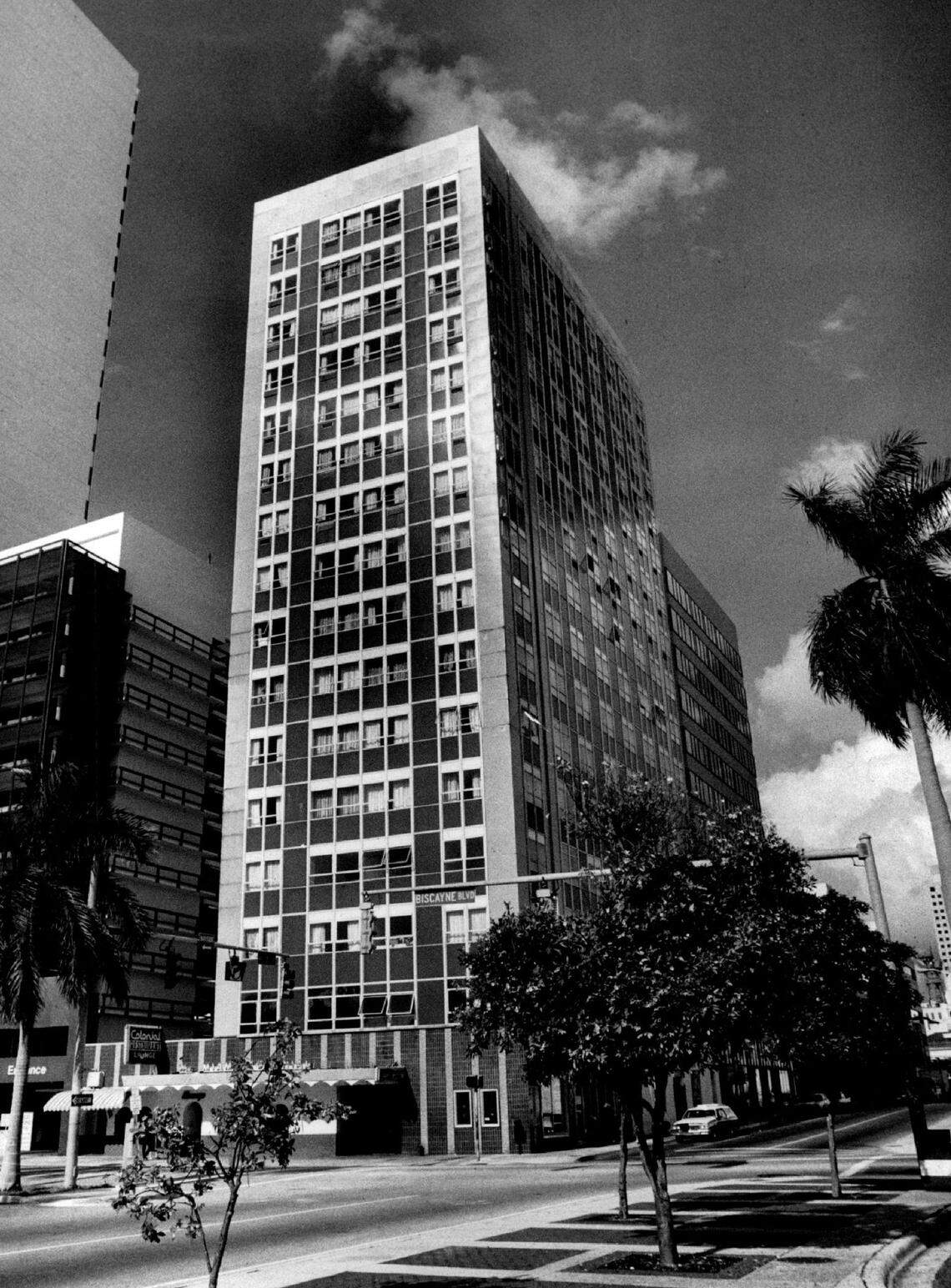 Miami Colonial Hotel in 1989.