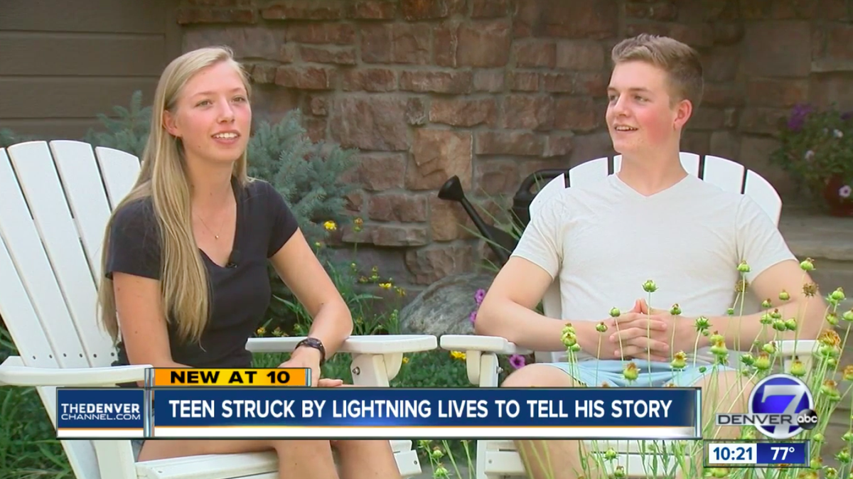 Juliette Moore is credited with saving her boyfriend, Isaiah Cormier, after he was struck by lightning in Boulder, Colorado. She performed CPR after he stopped breathing. They were staying near Ruby Gulch.