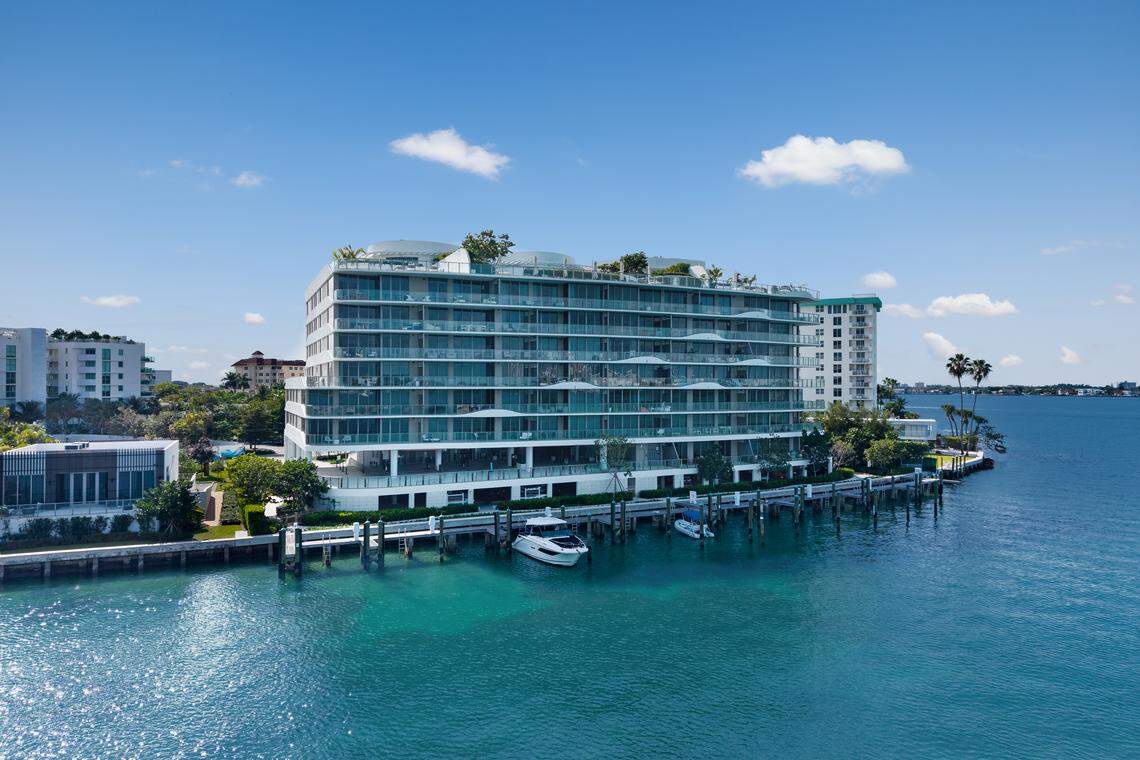 Onda Residences is an ultra-luxury condo building in Bay Harbor Islands, Fla.