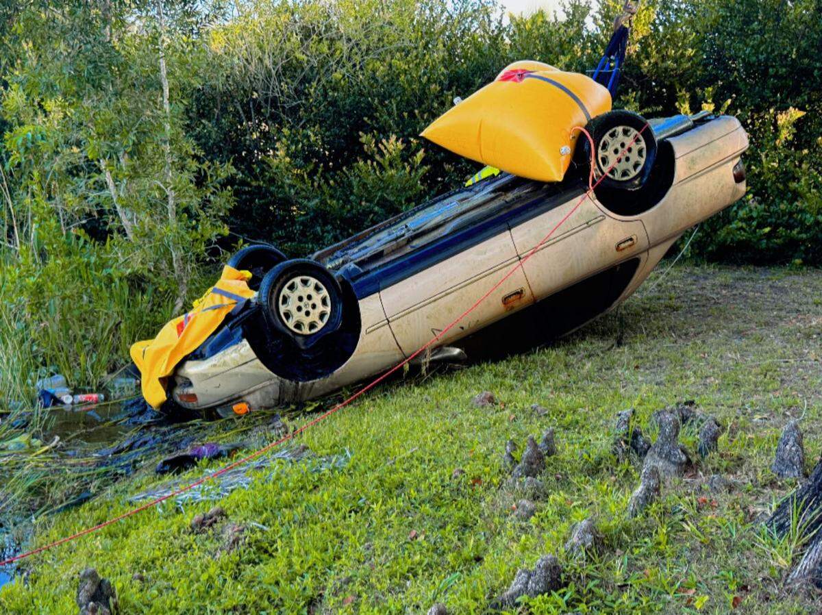 Libby Dibenedetto’s 1996 Toyota Camry found at the bottom of a pond near West Sunrise Boulevard and North Flamingo Road in Plantation.
