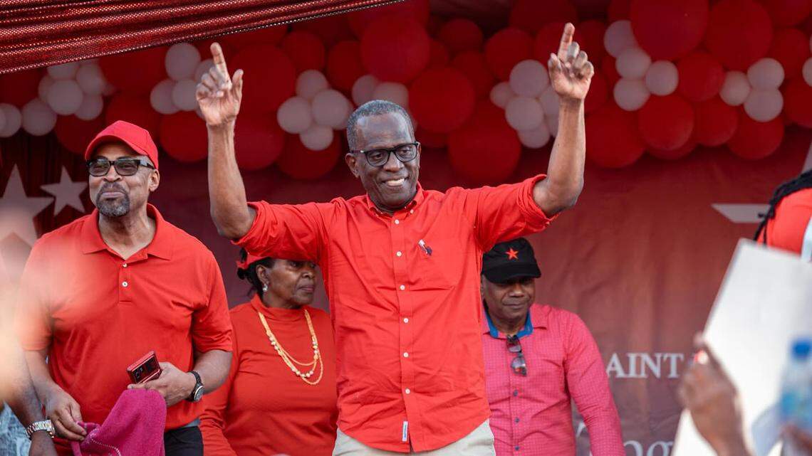 Philip Joseph Pierre was sworn in on Friday, Dec. 5, 2025, as St. Lucia’s 12th prime minister.