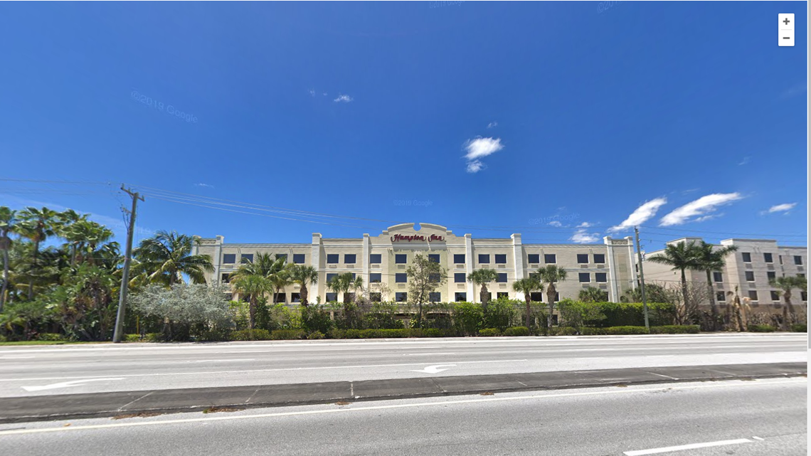 Rosemarie Mohammed, a woman of Arabic descent, claims she and her 1-year-old daughter were evicted out of this West Palm Beach hotel, located at 1601 Worthington Road, because of their ethnicity.