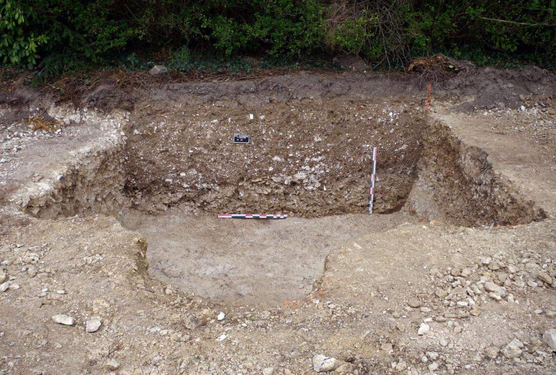 The older cellar likely had a set of stairs or a ladder for easier access, officials said.