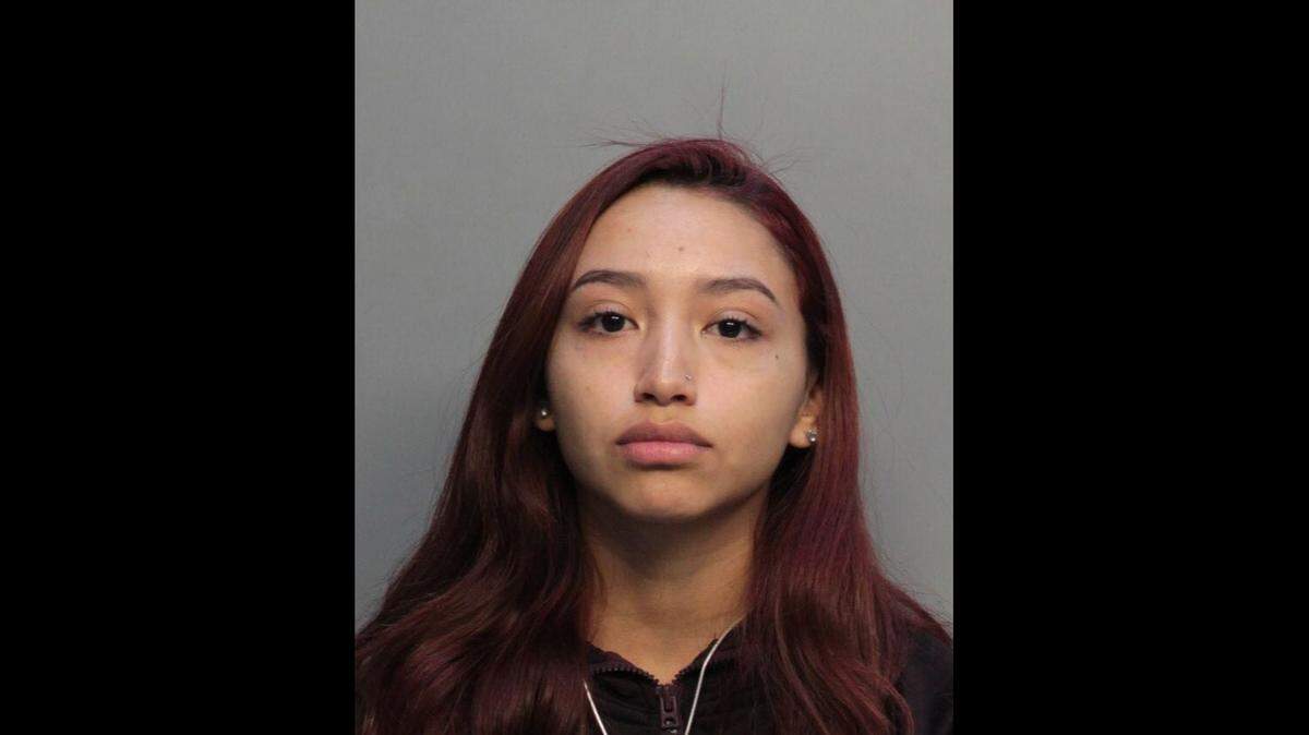 Jacqueline Hernandez, 18, hit four people with her car, sending two to the hospital, after an argument in Homestead on Wednesday, Miami-Dade police said.