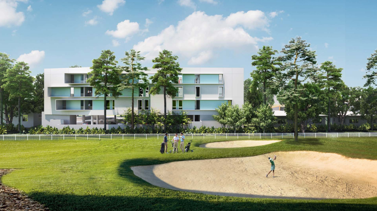 The Housing Authority of the City of Miami Beach submitted plans to the city’s Historic Preservation Board for approval to build two projects for seniors within the Normandy Isles Historic District. Above: A rendering of one project, Vista.