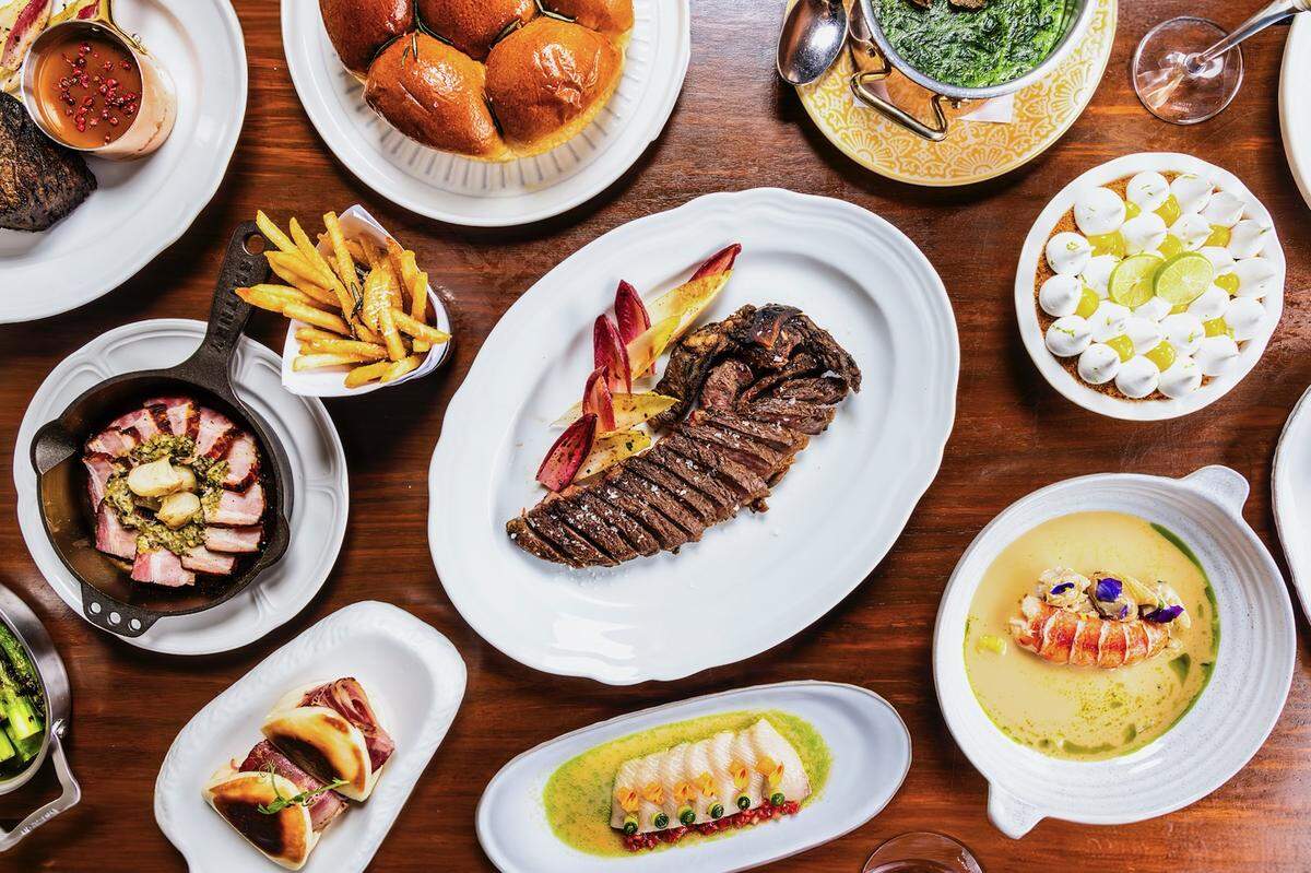 The menu at Daniel’s includes Parker House rolls, Key lime pie, ribeye steak from Arrowhead Ranch, dry-aged pastrami bao buns and Florida seafood chowder. The restaurant aims to source as many products from Florida as possible.