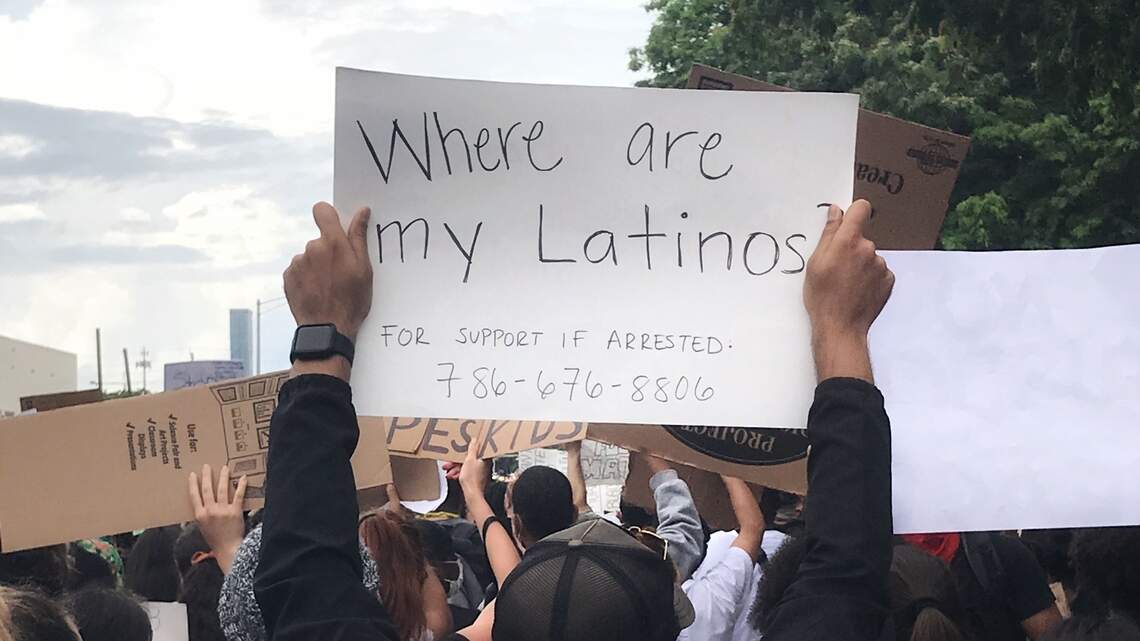 Amid protests, young Latinos in Miami-Dade are working to root out parents’ racism