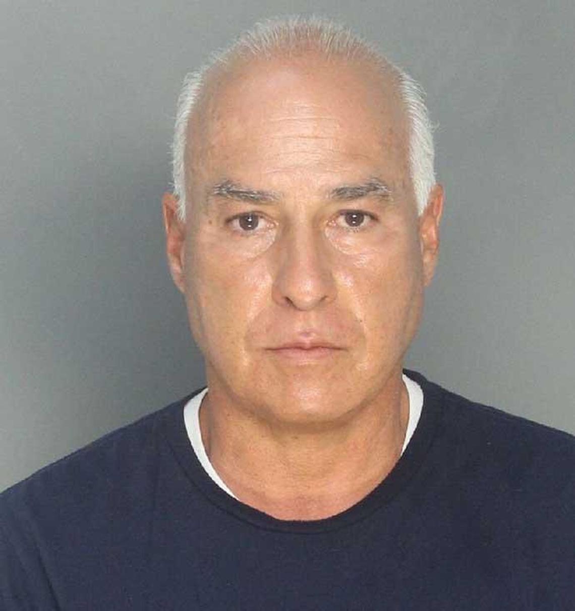 2021 booking mug of Alex Rodriguez, the ghost candidate that former Florida GOP Sen. Frank Artiles is accused of paying more than $40,000 to run in a Florida Senate seat election in 2020. Rodriguez had the same last name as the heavily favored Democratic incumbent, Jose Javier Rodriguez, who lost by 32 votes after a recount.