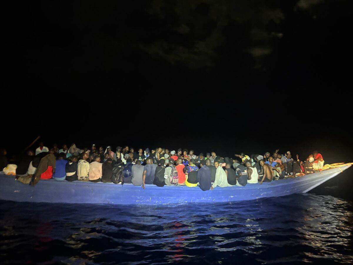 Turks and Caicos Islands Border Force, along with marine units and the U.S. Coast Guard, intercepted 240 Haitians miles off the coast of the British overseas territory on Sunday, May 31, 2026.